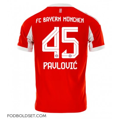 Bayern Munich Aleksandar Pavlovic #45 Hjemmebanetrøje 2025-26 Kortærmet Bayern Munich Aleksandar Pavlovic #45 Hjemmebanetrøje 2025-26 Kortærmet